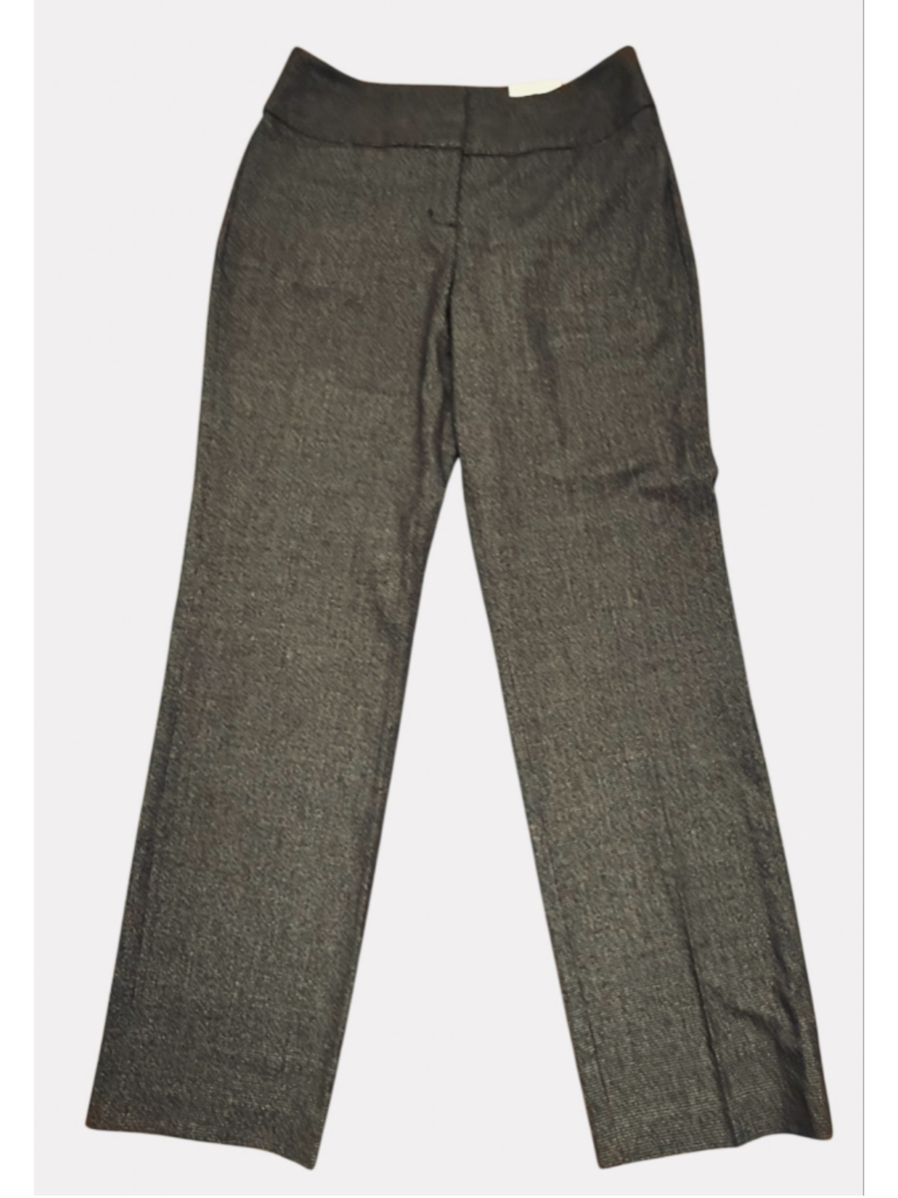 Cato Trousers Size 10 Grey Black Patterned Dress Pants NWT - Picture 2 of 12
